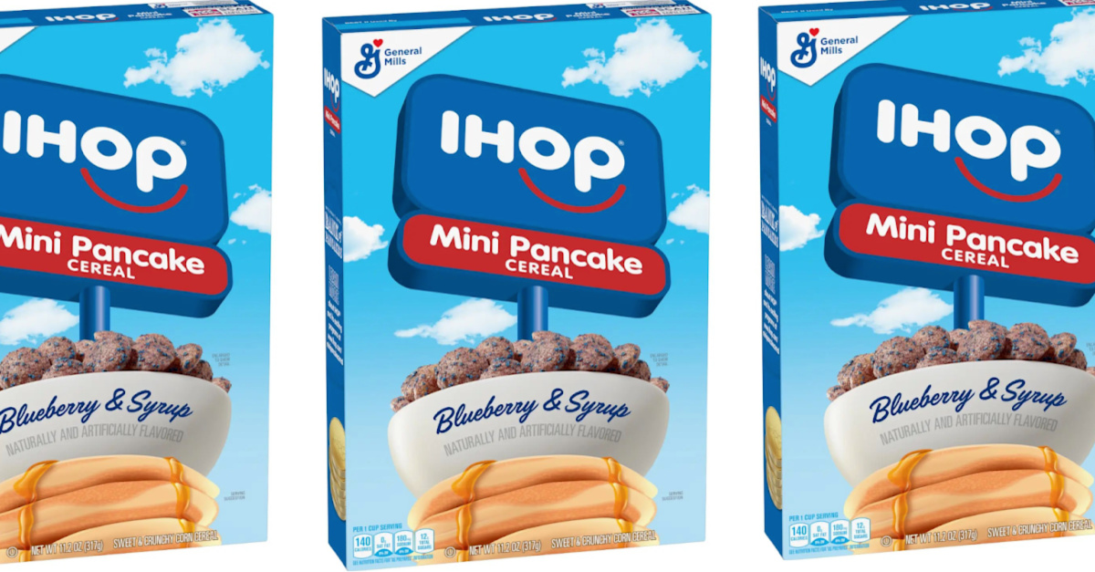 IHOP Mini Blueberry Pancake And Syrup Cereal Exists And Breakfast Is About To Get Extra Yummy
