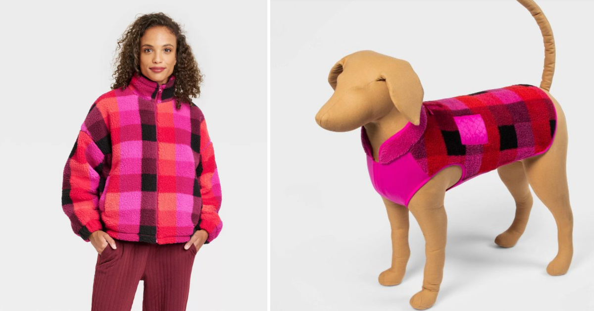 You Can Get Matching Fleece Jackets For You and Your Dog