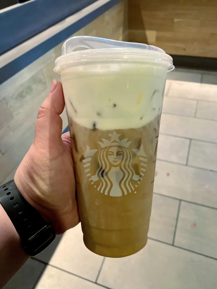 This Peppermint Sweet Cream Cold Brew Off The Starbucks Secret Menu Is  Christmas In A Cup