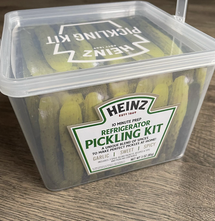 Refrigerator pickles #pickles #heinz #refrigeratorpickles #spicypickle