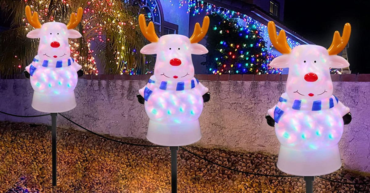 These Reindeer Lights Show Santa the Way to Your House For Christmas