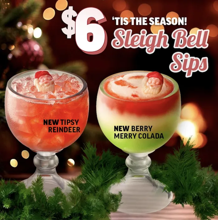 Applebee's is Selling Giant Christmas Cocktails for Only 6 and Count Me In