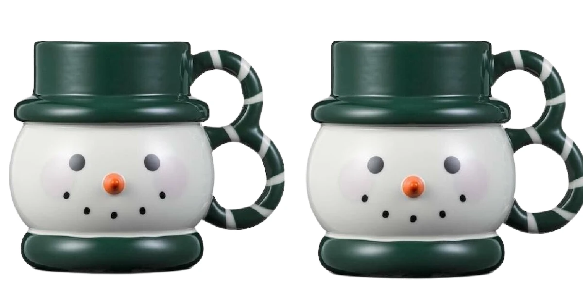 Snowman Snowflake Merry Christmas Starbucks Mug - Teeruto