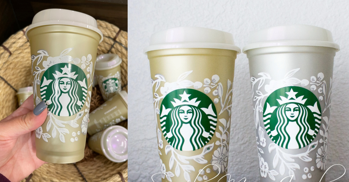 Starbucks is Selling A Color Changing Christmas Cup That Changes from Gold to Silver