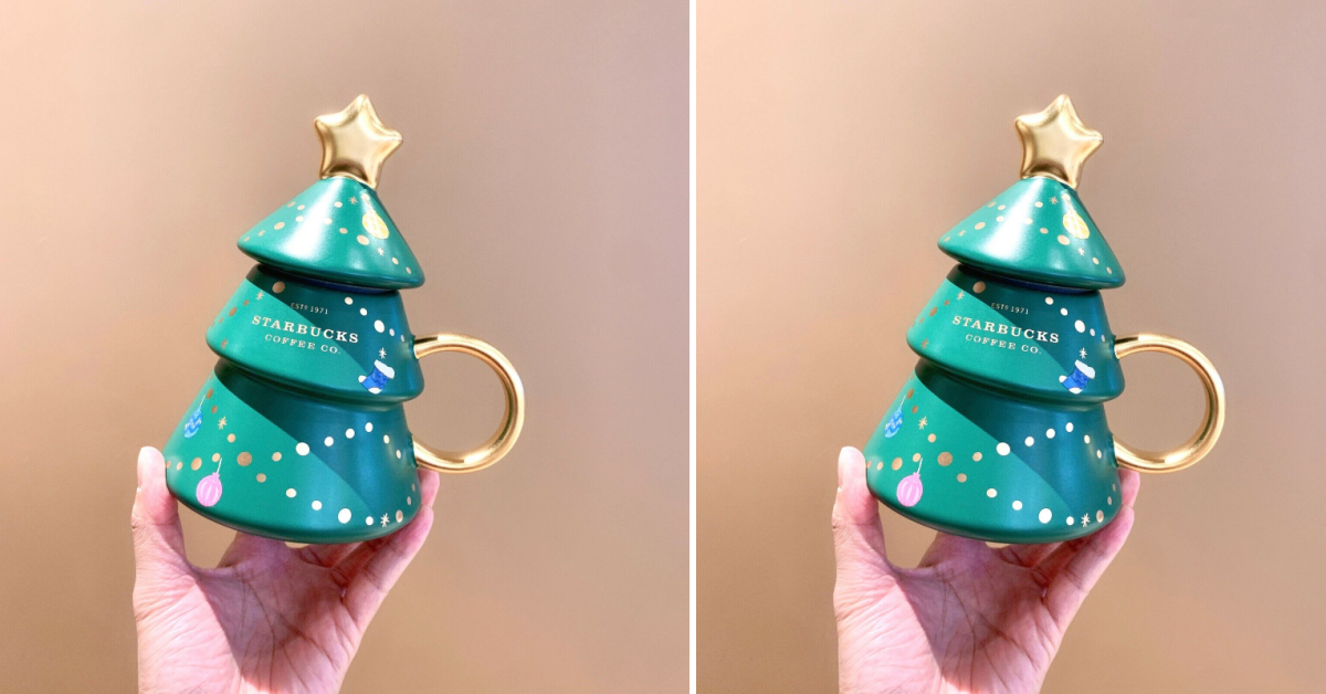 You Can Get a Starbucks Ceramic Christmas Tree Mug That’s Perfect for Sipping Hot Cocoa
