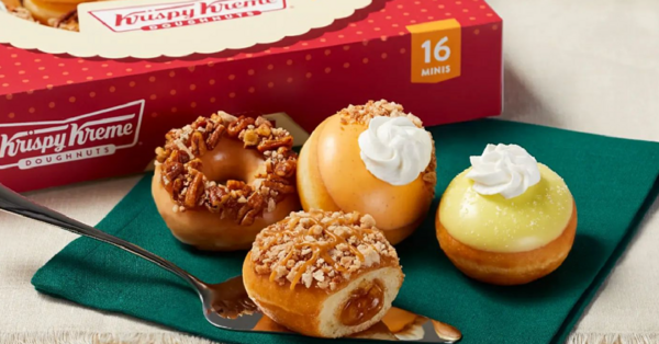 Krispy Kreme Just Released Doughnuts Stuffed With Popular Pie Fillings for Thanksgiving