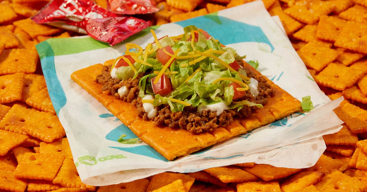 Taco Bell May Be Releasing the Giant Cheez-It Tostada and Crunchwrap to Menus Everywhere and I’m So Excited