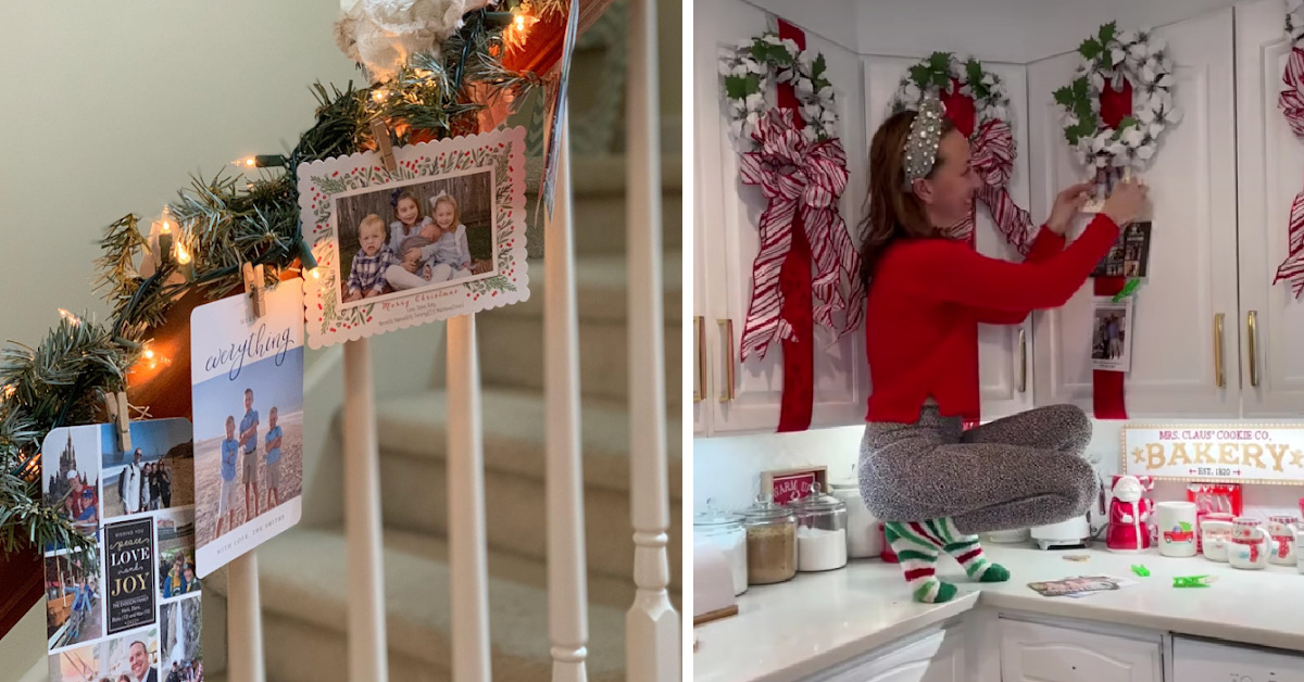 10 Creative, Cute, And Easy Ways To Display Your Christmas Cards
