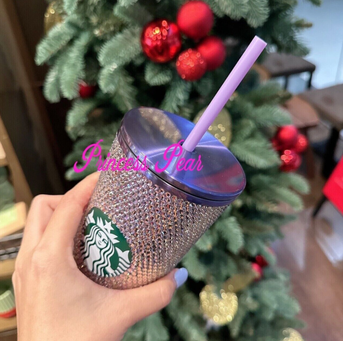 Starbucks Purple Rhinestones Cups (Price include shipping) – akwonderland