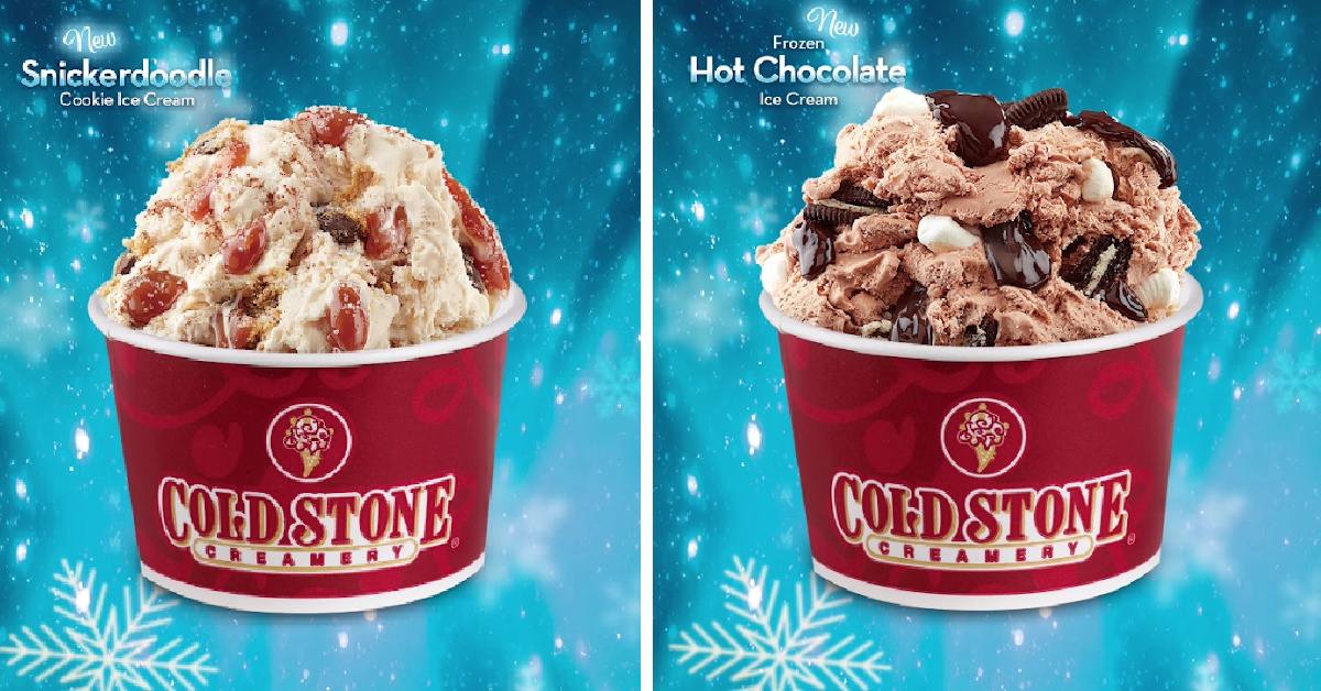 Cold Stone Creamery Introduces 2 New Delicious Holiday Flavors And We Are Here For It