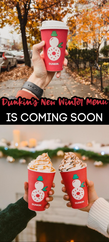 Dunkin's Winter Menu Is Coming Soon. Here's What's Coming to The Menu.