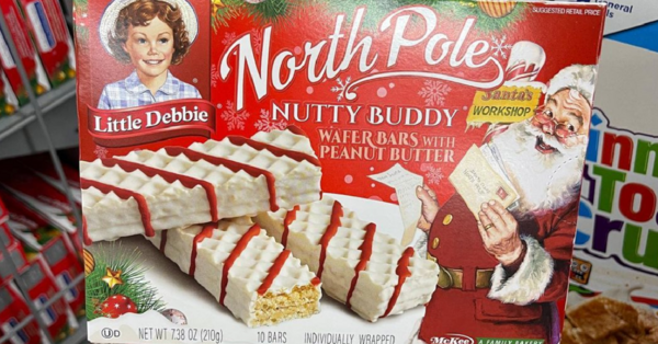 Little Debbie North Pole Nutty Buddy Bars Are Here Just in Time for The Holidays