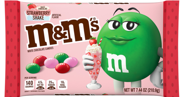 M&M’s Released White Chocolate Candies That Taste Like a Strawberry Shake
