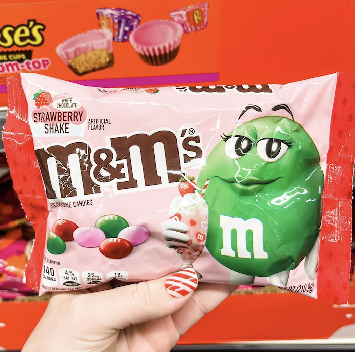 M&M's Released White Chocolate Candies That Taste Like a Strawberry Shake