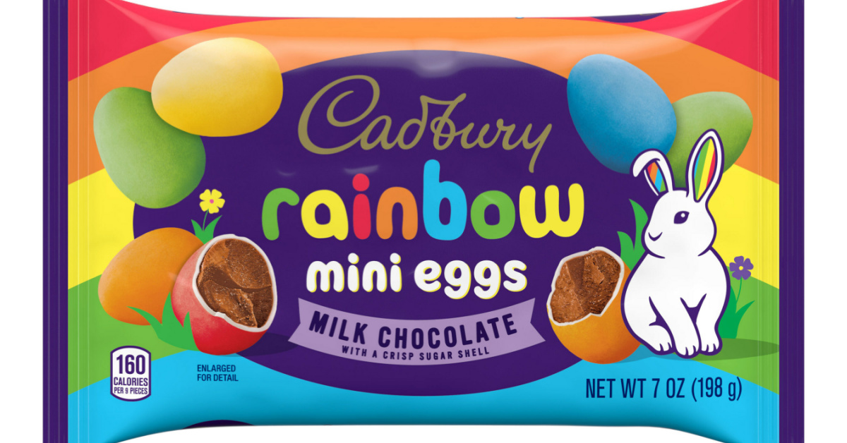 Hershey’s Released Cadbury Rainbow Mini Eggs Just in Time for Easter