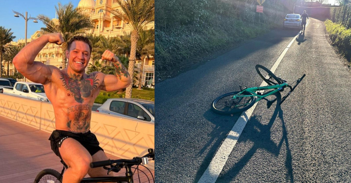 UFC Star Conor McGregor Was Hit By Car While Biking