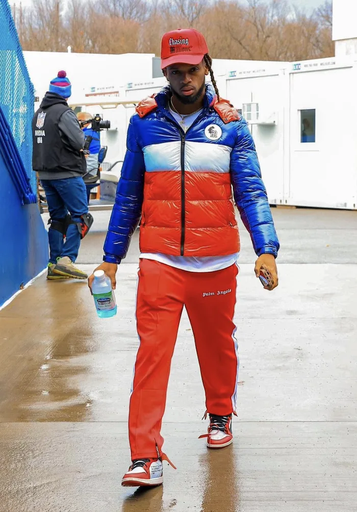 Damar Hamlin faces backlash for wearing jacket that fans say is