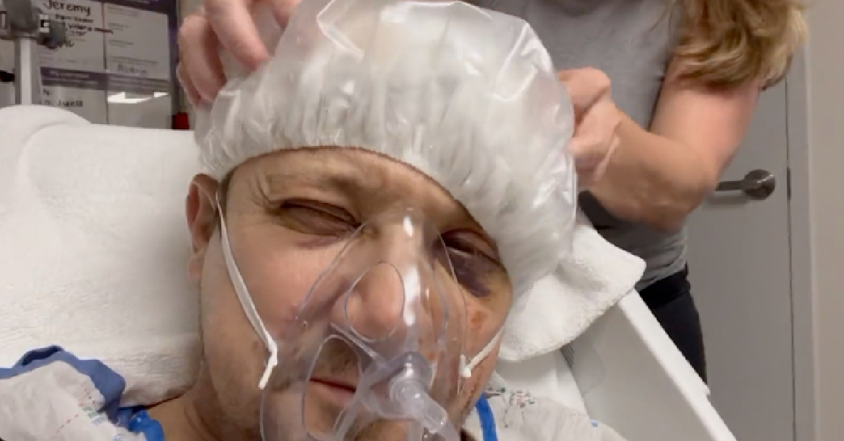 Jeremy Renner Shares A Video From His Hospital Bed And He Appears To Be Doing Better