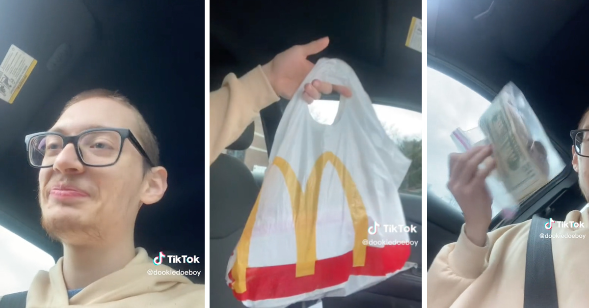 This Guy Ordered A McDonald’s Sausage McMuffin But Ended Up With A Bag Full of Money
