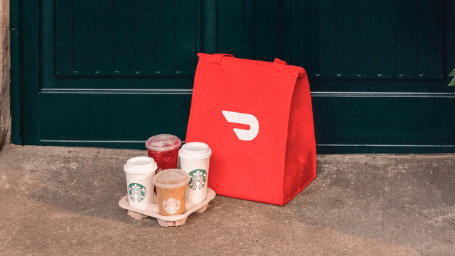 Starbucks is Teaming Up with DoorDash to Deliver Your Favorite Coffee to You Nationwide
