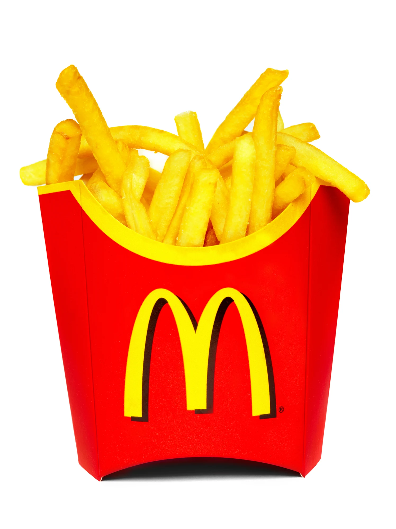 Isolated French Fries Stock Photo - Download Image Now - French