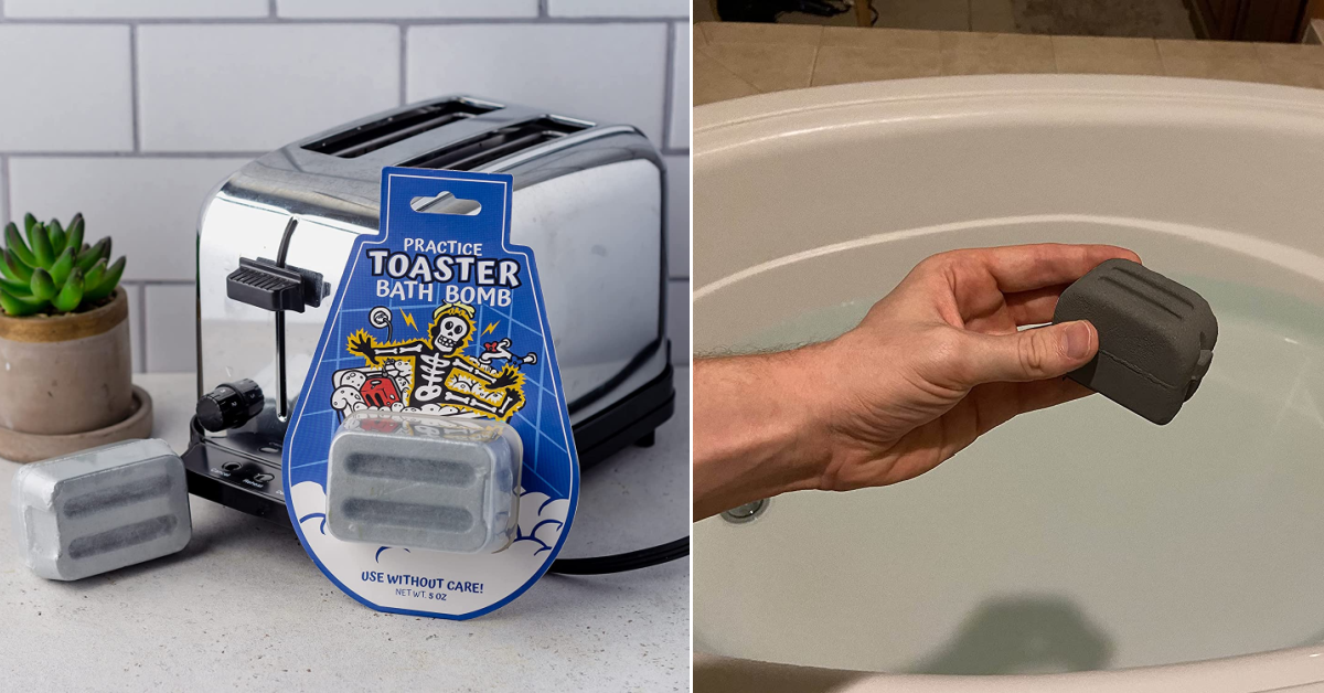 These Toaster Bath Bombs Make the Perfect Gag Gift for the Person Who Loves Taking Bubble Baths