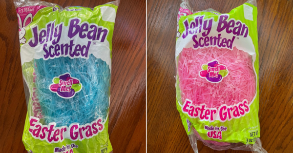 You Can Get Jelly Bean Scented Grass to Fluff Up Your Easter Baskets This Year