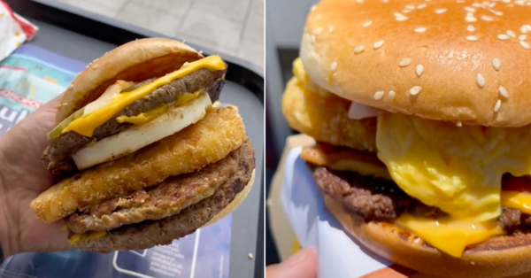 McDonald’s Has a Secret Menu Burger That Combines Breakfast and Lunch All In One