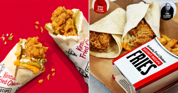 Move Over McDonald’s, KFC Just Released Their Own Version of McDonald’s Snack Wraps
