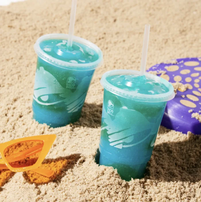 Taco Bell Just Released A New Blue Raspberry Breeze Freeze That Features A Hint Of Lime And Fruit 5922