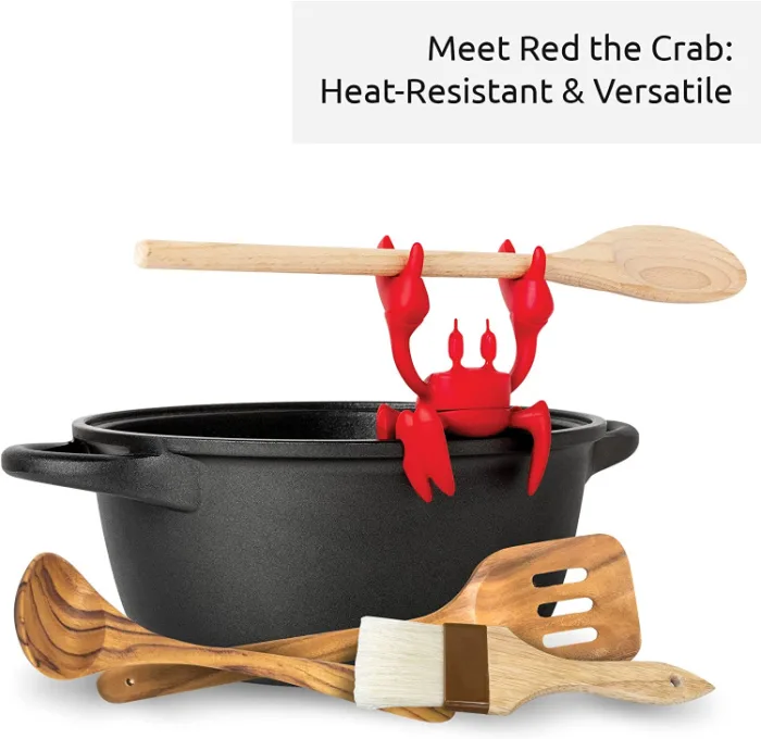 A Crab Spoon Rest That Looks Like It's Cheering You On And 33