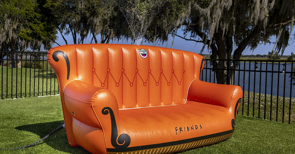 Pivot On Over, Because You Can Now Get An Inflatable ‘Friends’ Couch Sprinkler