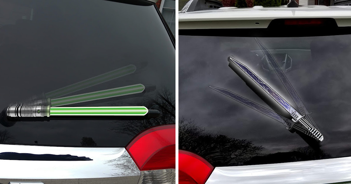 The Force Is Strong With These Light Saber Windshield Wipers