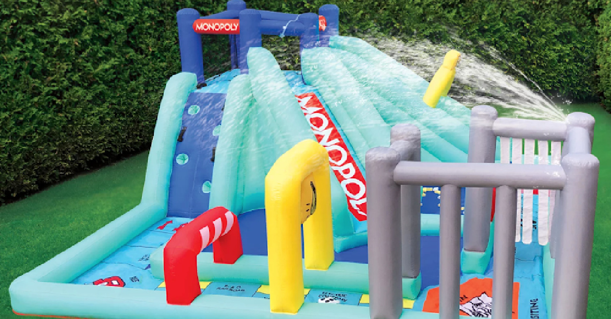 You Can Get A Giant Inflatable Monopoly Waterpark For The Coolest Way To Splash Into Summer