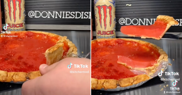 This Guy Made A Monster Energy Drink Pie and the Internet Is Frightened