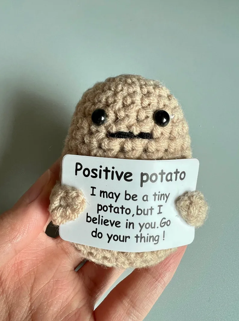  TOYMIS Funny Positive Potato, 2 Inch Positive Potato