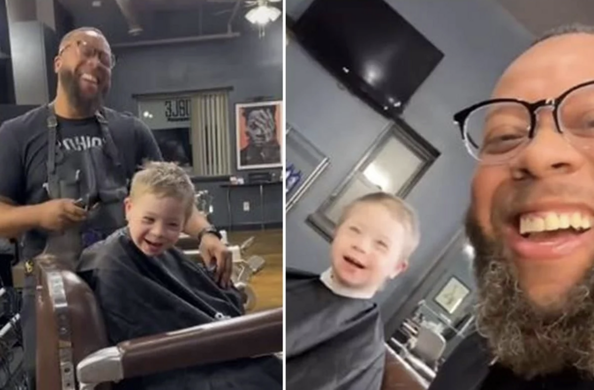 This Barber Has Gone Viral for Giving Free Haircuts to Disabled Children and We Need More People Like Him