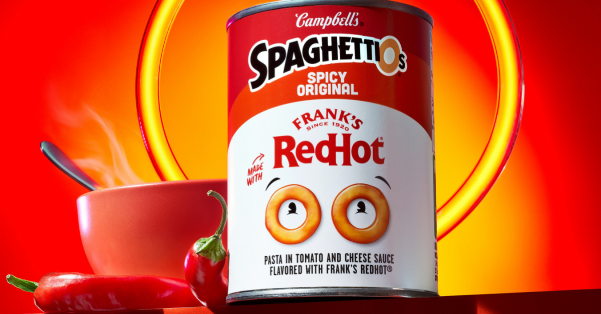 SpaghettiOs Packs on the Heat With Frank’s RedHot Sauce for a Spicy New Twist