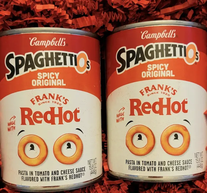 Frank's Redhot SpaghettiOs Are the Grown-up Version of a Childhood