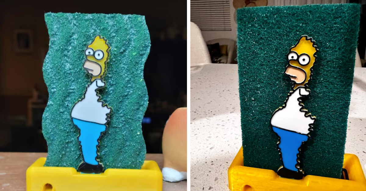 You Can Get A Homer Simpson Sponge Holder and Every Simpson’s Fan Needs One