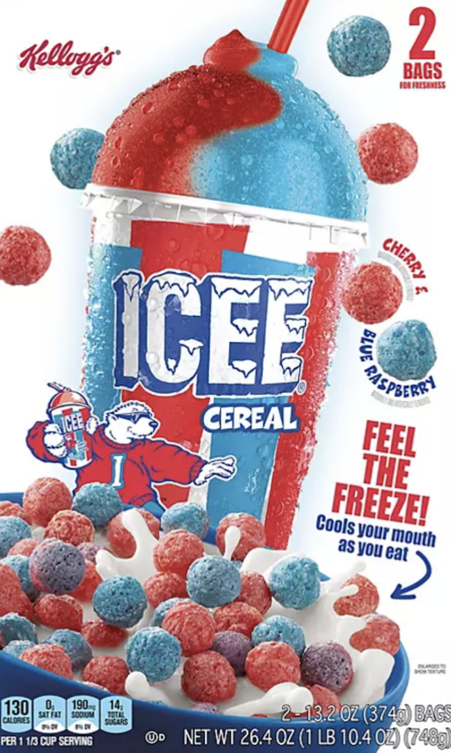Kelloggs New Icee Inspired Cereal Cools Your Mouth With Every Bite And Its Perfect For Summer 4225