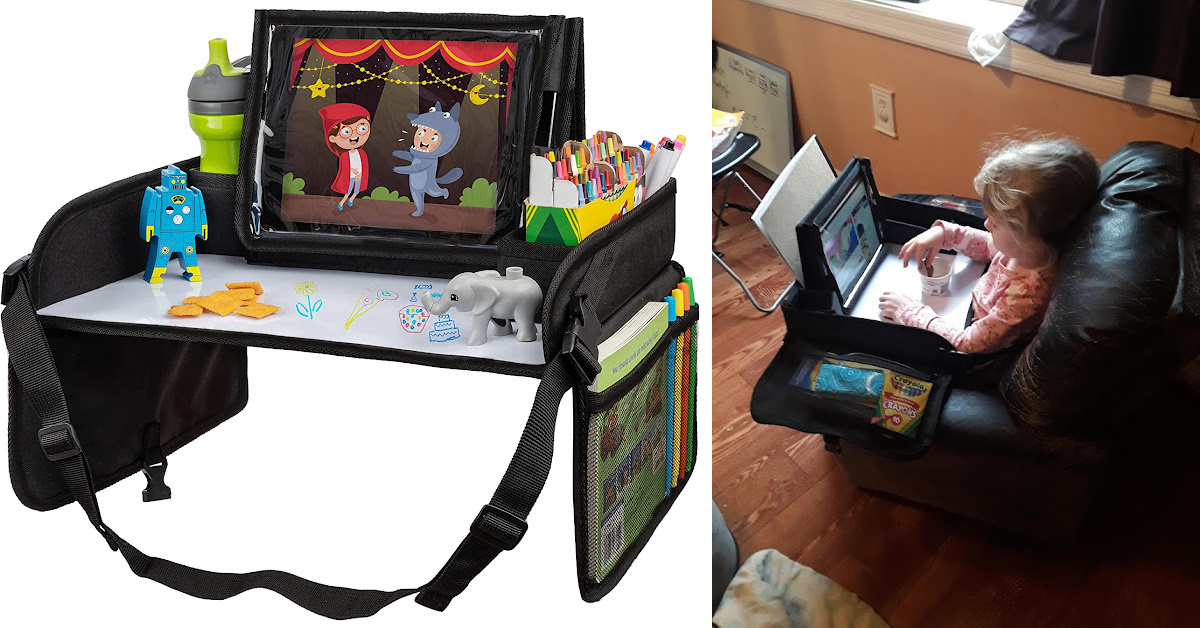 This Kid’s Travel Tray Is A Game Changer For All Your Summer Vacations