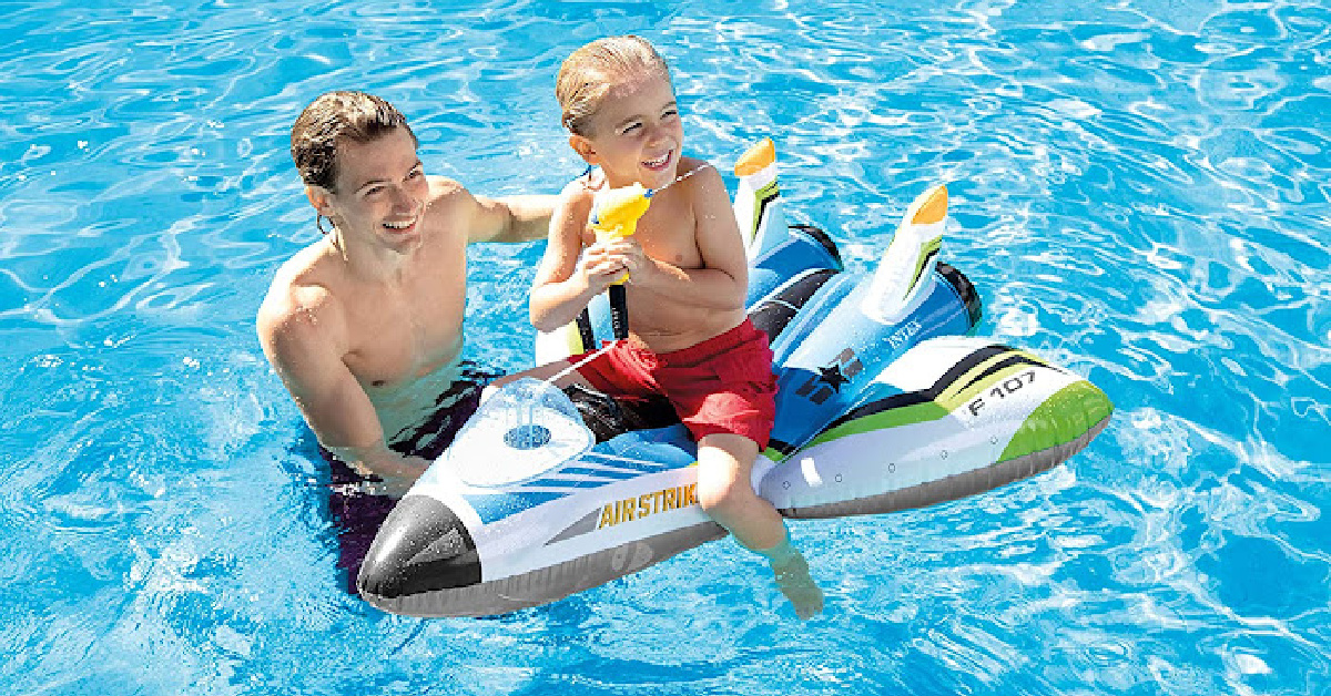 This Water Gun Plane Pool Float Is The Ultimate Accessory For Your Summer Water Fun