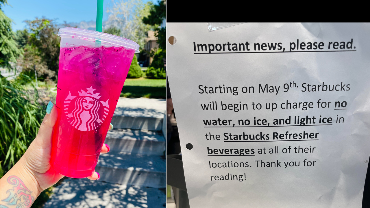 Starbucks Will Soon Begin Charging You If You Ask Light Ice