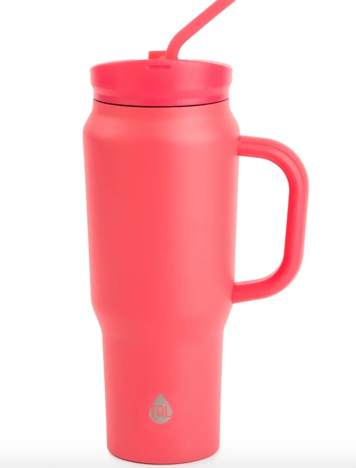 Hydrapeak Pink Leopard 40oz Voyager Tumbler