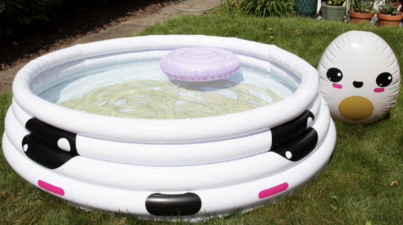 You Can Get An Inflatable Pool That Looks Like A Giant Bowl of Ramen Noodles