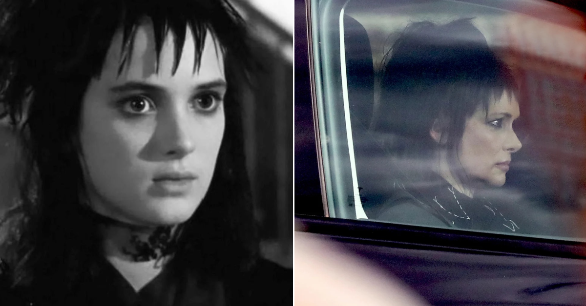 Here’s The First Look at Winona Ryder on the Set of ‘Beetlejuice 2’ and Everyone’s Freaking Out