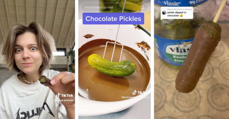 Chocolate Covered Pickles Are The Hottest New Dessert Trend And I Have To Try Them