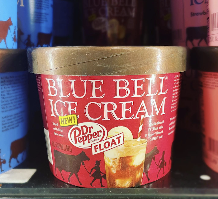 Move Over Root Beer Floats Blue Bell Just Released Dr Pepper Float