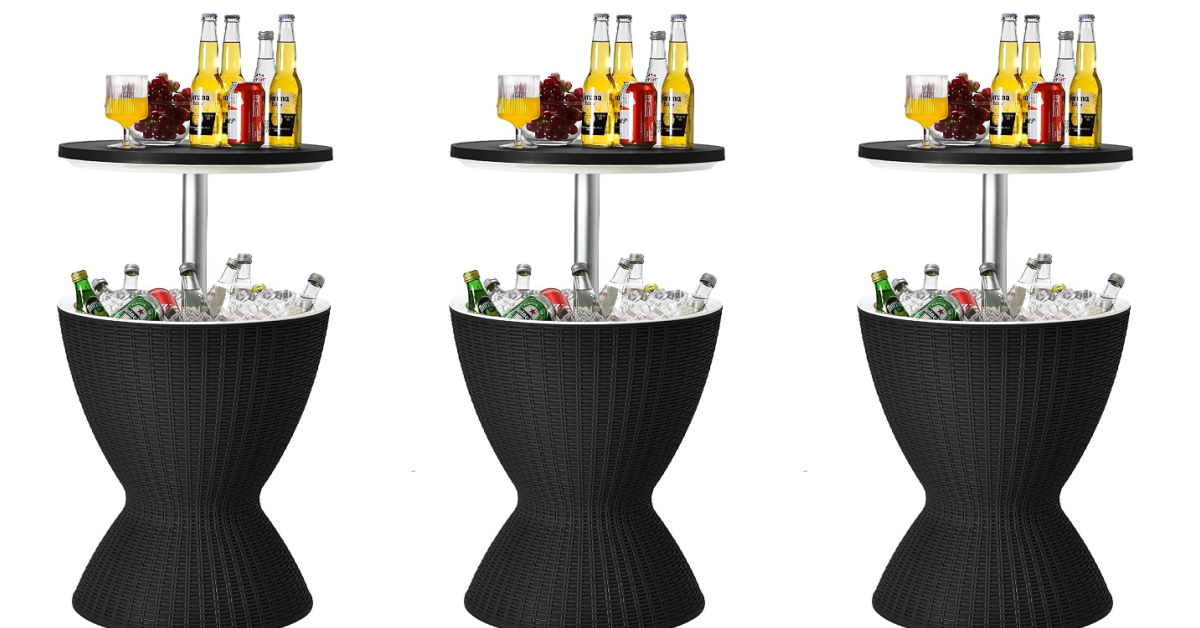 People Are Going Crazy Over This Side Table That Has a Hidden Cooler Inside and Now I Want One